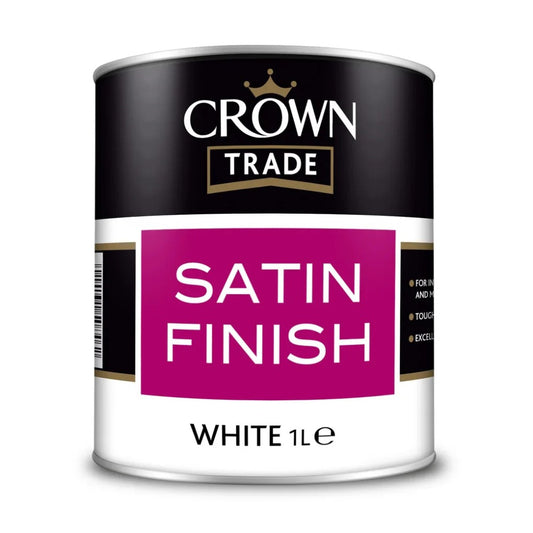 Crown Trade Satin White 1L