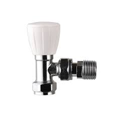 15mm Angled Manual Radiator Valve