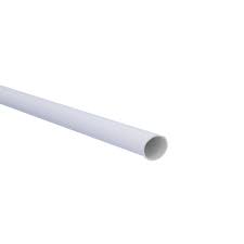 Polypipe white 21.5mm solvent weld overflow pipe. 3 metre.