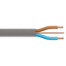 1.5mm Grey Twin & Earth Cable - 1 Metre