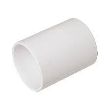 Waste Solvent Weld 40mm Coupling White