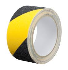 Anti-Slip Tape 50mm x 5m Black & Yellow Hazard