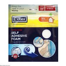 Extra Thick Self Adhesive Foam 5m - White