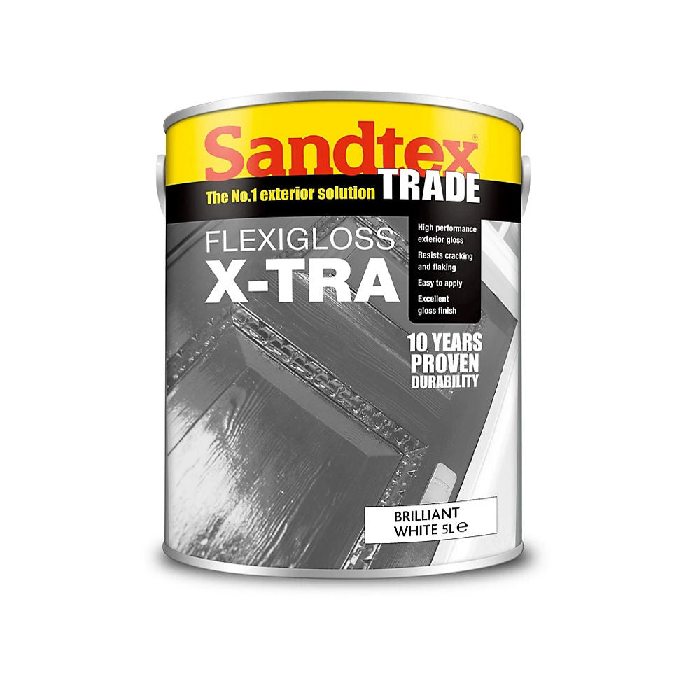 Sandtex Trade Flexigloss X-Tra Brillant White 5L