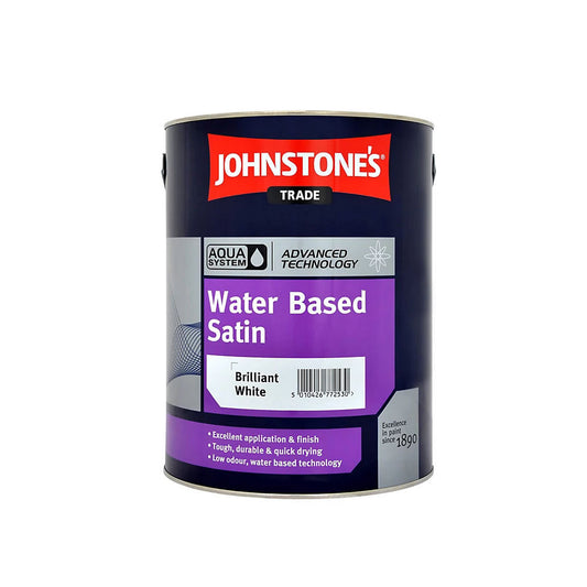Johnstone's Aqua Satin Brilliant White 5L
