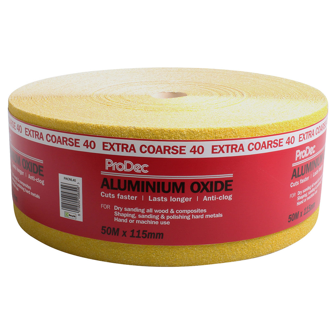 Prodec Yellow Ali-Oxide - 40 Grit (50m)