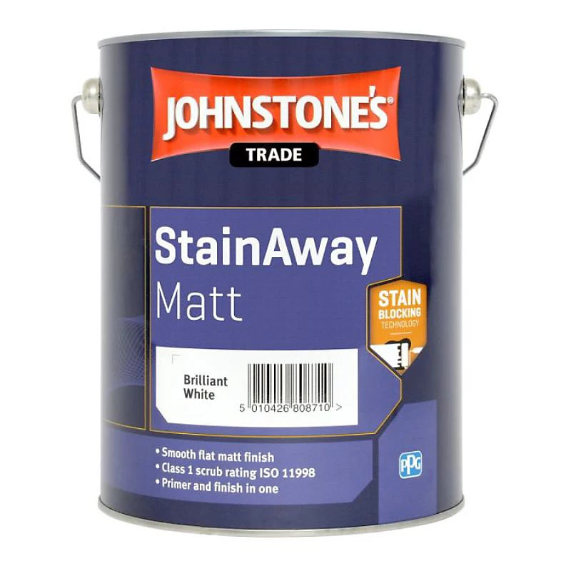 Johnstone's Trade Stainaway Matt White 5L