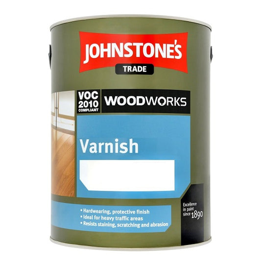 Johnstone's Woodworks Quick Dry Varn Gloss Clear 2.5L