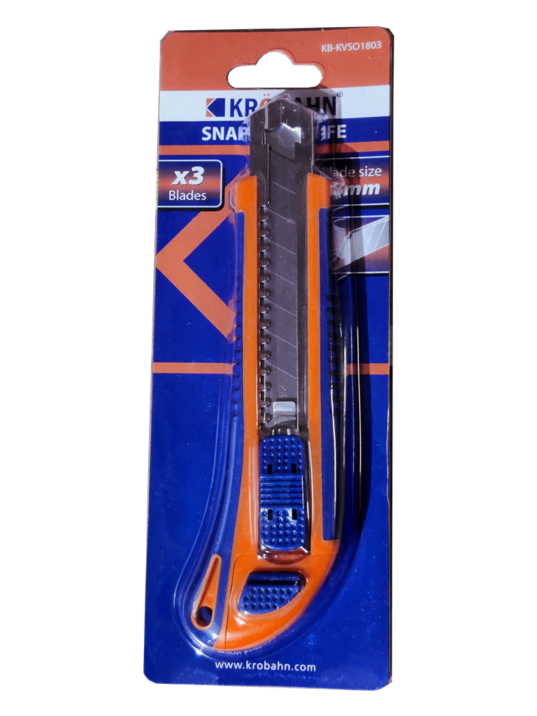 Krobahn Snap-Off Knife 18mm - KB-KVSO1803