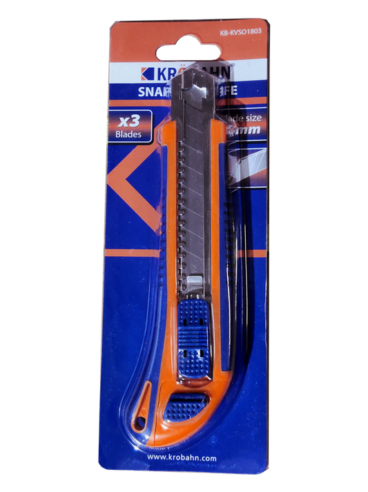 Krobahn Snap-Off Knife 18mm - KB-KVSO1803