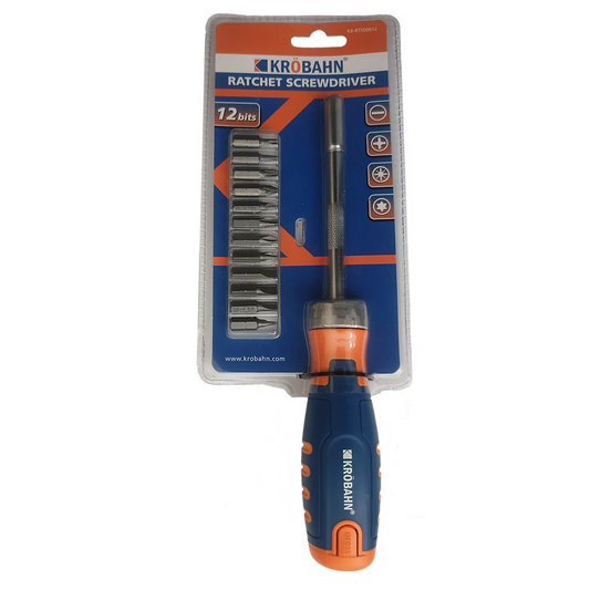 Krobahn Ratchet Screwdriver 12 Bits