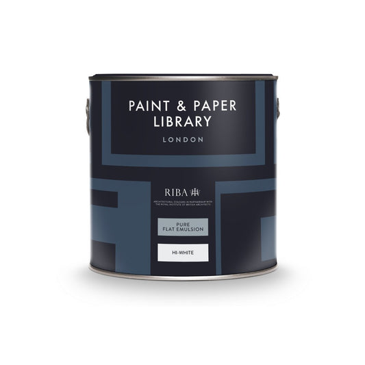 Paint & Paper Library Pure Flat Emulsion, 2.5L Hi-White Base H