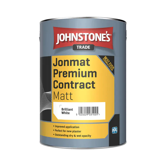 Johnstone's Trade Jonmat Premium Contract Matt White 5L