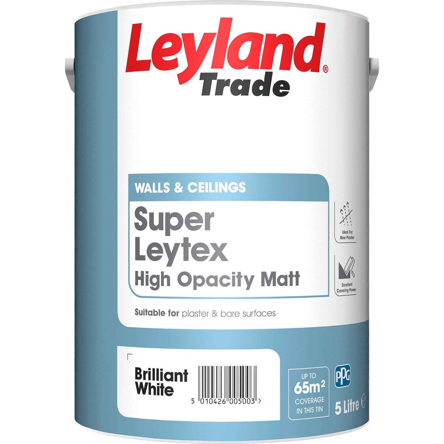 Leyland Trade Super Leytex Brilliant White 5L