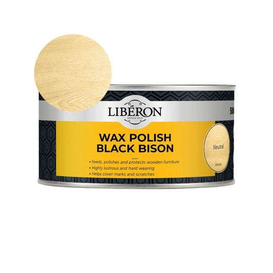 Wax Polish Black Bison (Paste) Neutral 500 ml