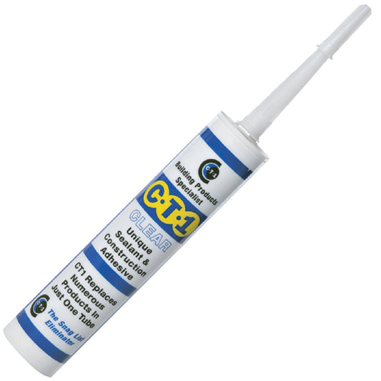 CT1 Unique Sealant & Construction Adhesive - Black 290ml