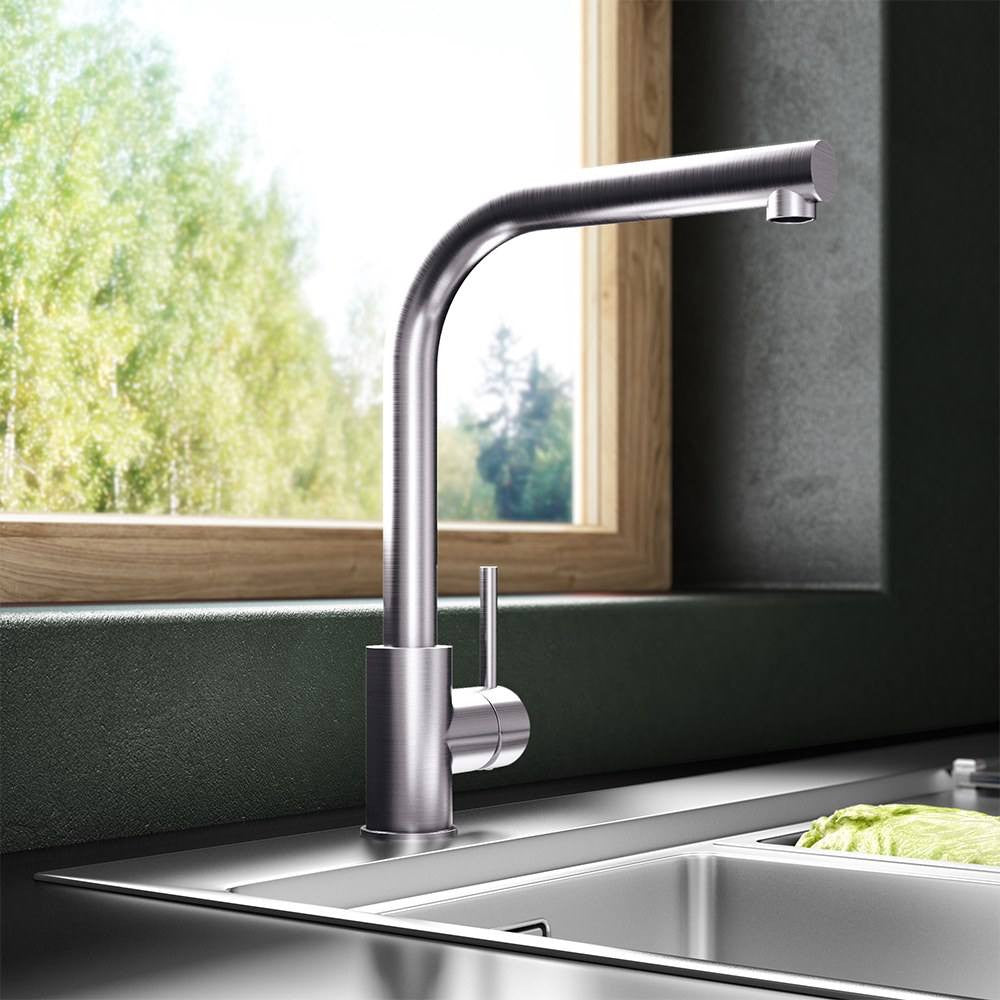 Trisen TK004BN Era Pull Out Single Kitchen Mixer Nickel