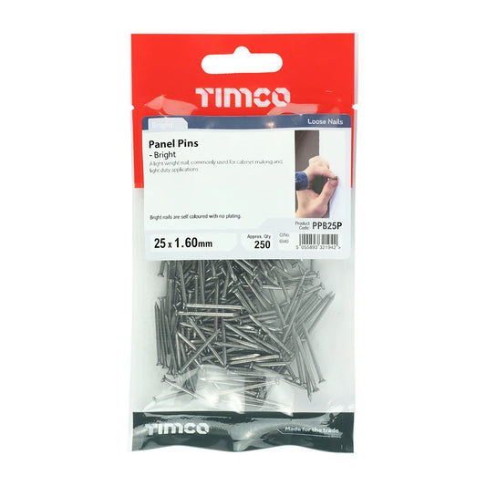 Panel Pins 25 x 1.60 - 250