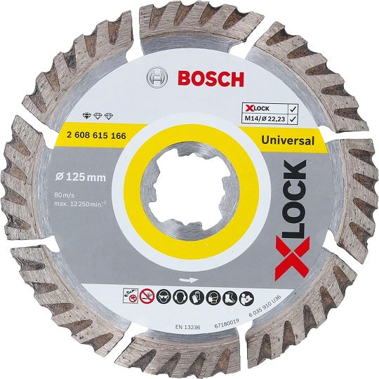 X-LOCK Best Universal Diamond Disc 125 x 2.2 x 22