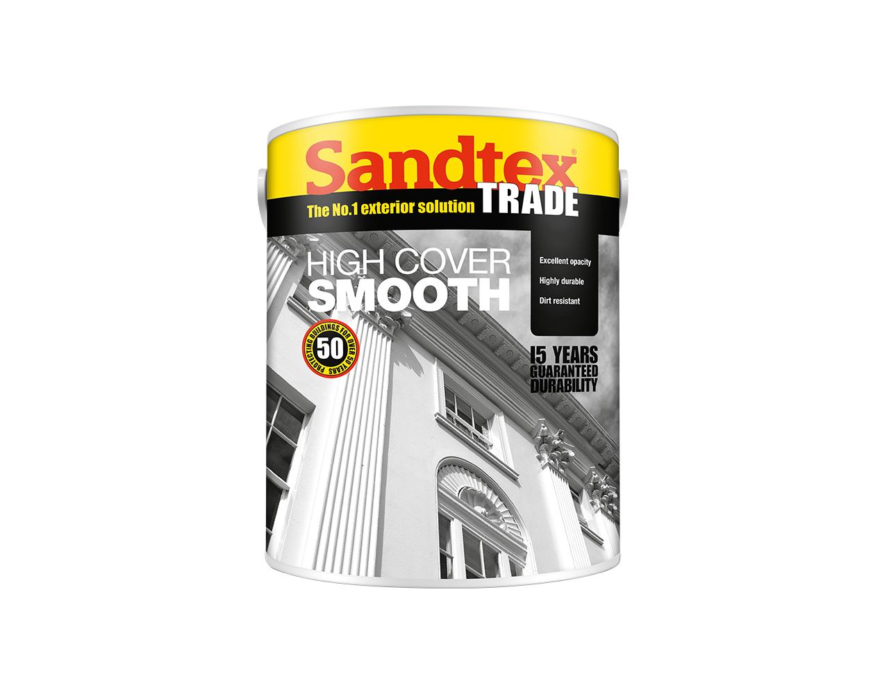 Sandtex Trade High Cover Smooth Crystal DK Tinted 5L