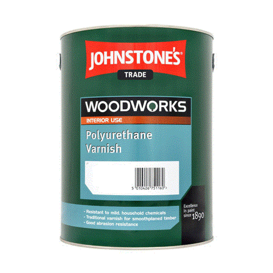 Johnstone's Woodworks Polyurethane Varnish Gloss Clear 2.5L