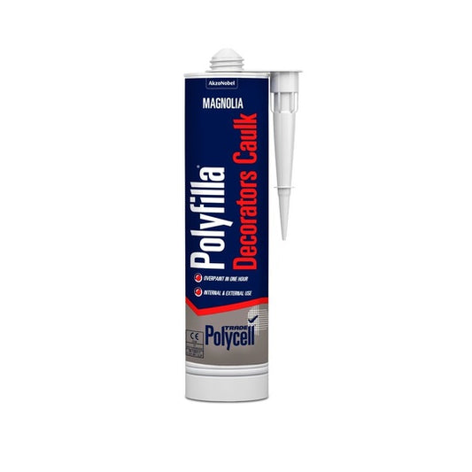 Polycell Polyfilla Magnolia Decorators Caulk 380ml