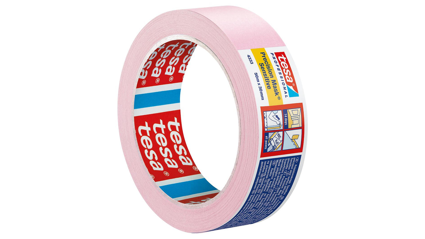 Tesa Precision Mask Sensitive 50x38 Pink