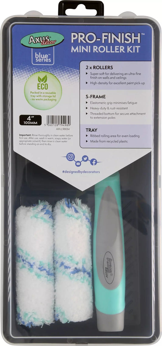 Pro-Finish Mini Roller Kit Blue