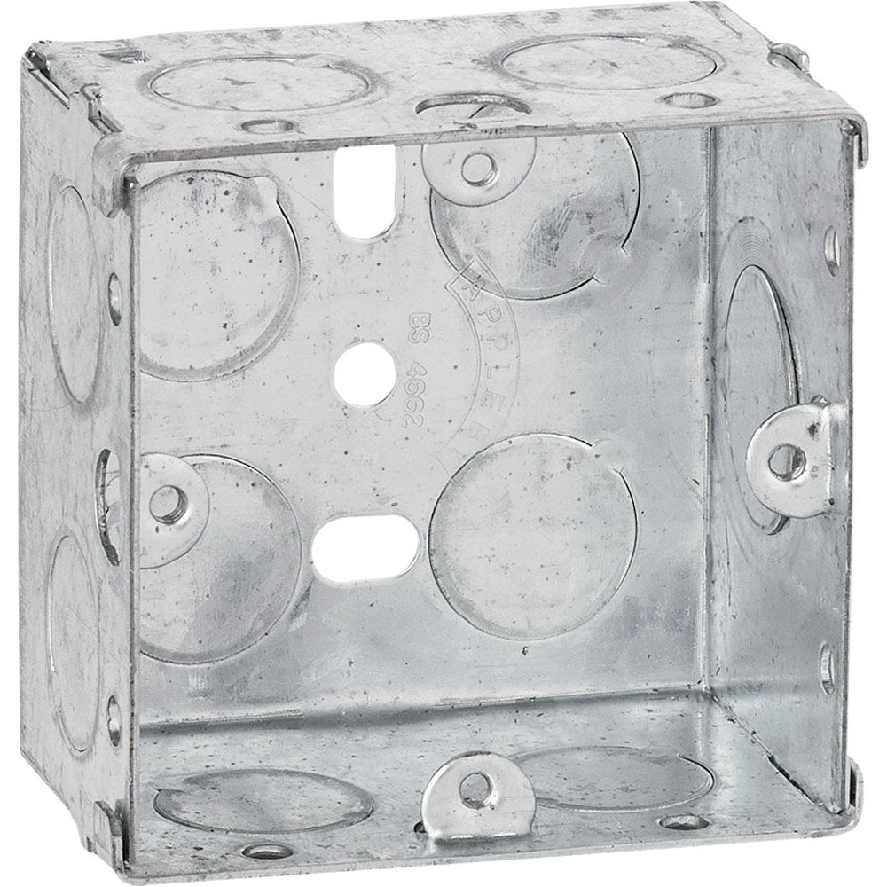 Backbox Metal 47mm 1 Gang