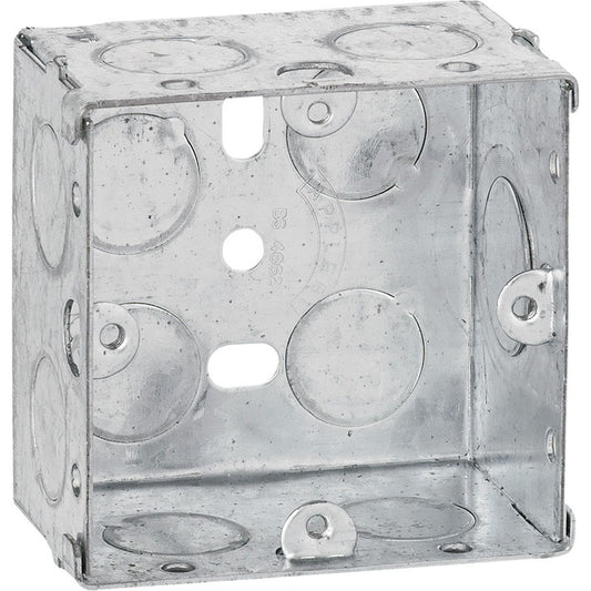 Backbox Metal 47mm 1 Gang