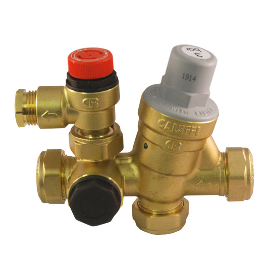 Unvented Group Set Inlet 22mm 3 Bar PRV. 6 Bar SRV.