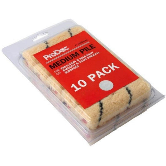 4" Tiger Medium Pile Mini Roller - 10 Pack