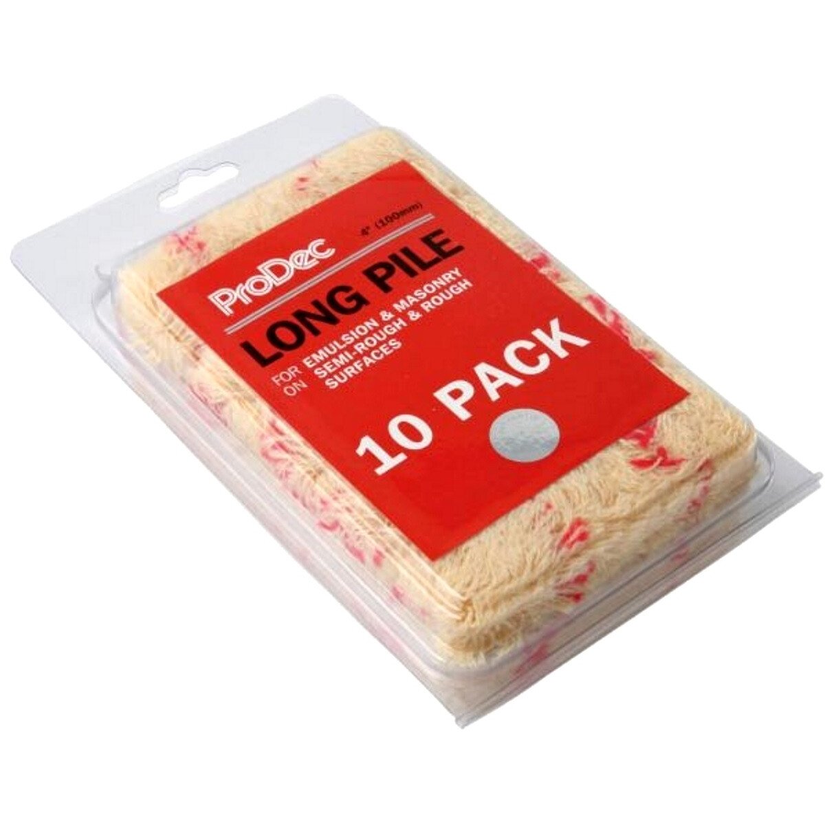 4" Long Pile Woven Mini Roller - 10 Pack