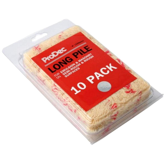 4" Long Pile Woven Mini Roller - 10 Pack