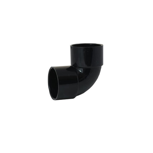 Waste Solvent Weld 32mm 90 Degree Knuckle Bend Black