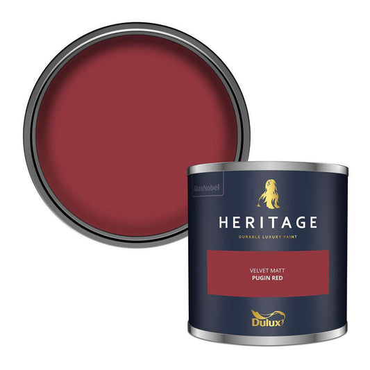 Dulux Heritage Velvet Matt (Tinted) Pugin Red