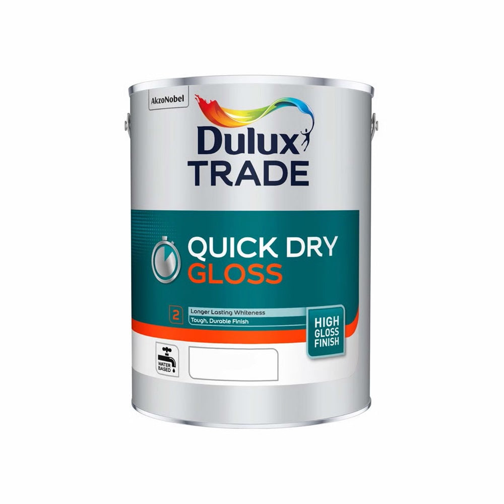 Dulux Trade Quick Dry Gloss White 5L