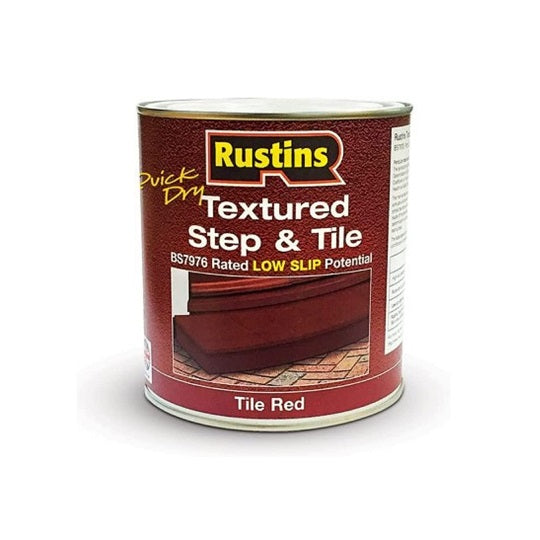 Rustins Textured Step & Tile Red 500ml – zyberltd