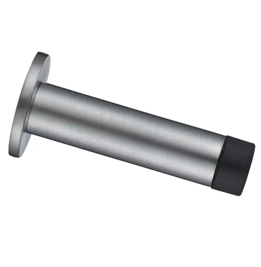 Door Stop - Cylinder with Rose 90mm Face Fix - SC
