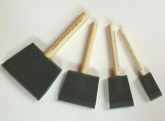 Rustins Foam Brushes - 1" 2" 3" & 4"