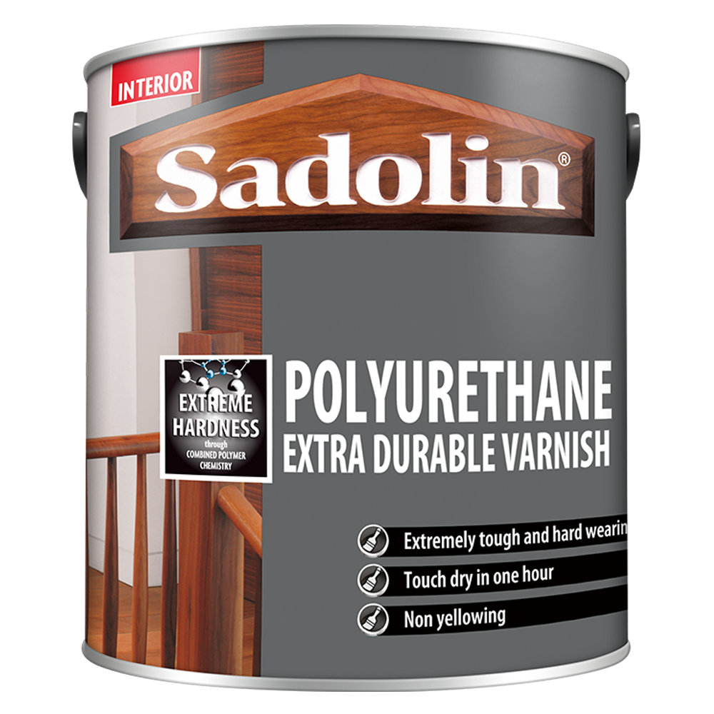 Sadolin Polyurethane Extra Durable Varnish Clear Satin
