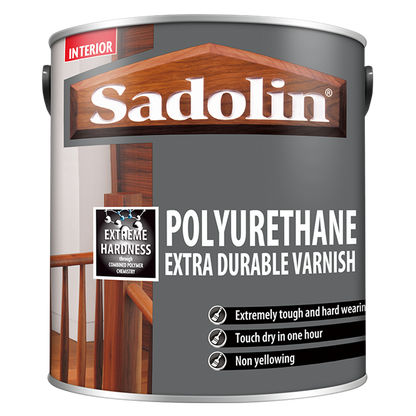 Sadolin Polyurethane Extra Durable Varnish Clear Satin