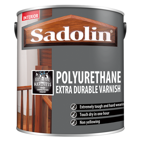 Sadolin Polyurethane Extra Durable Varnish Clear Satin