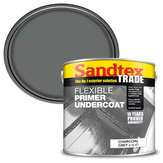 Sandtex Flexi Primer U/C Charc Grey 2.5L