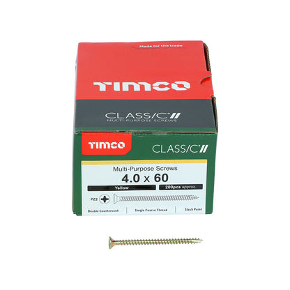 Classic Screw PZ2 CSK ZYP 4.0 x 60