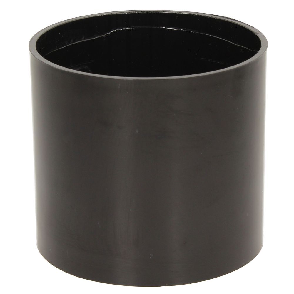 Solvent Weld Soil Coupler Double Socket Black 110mm