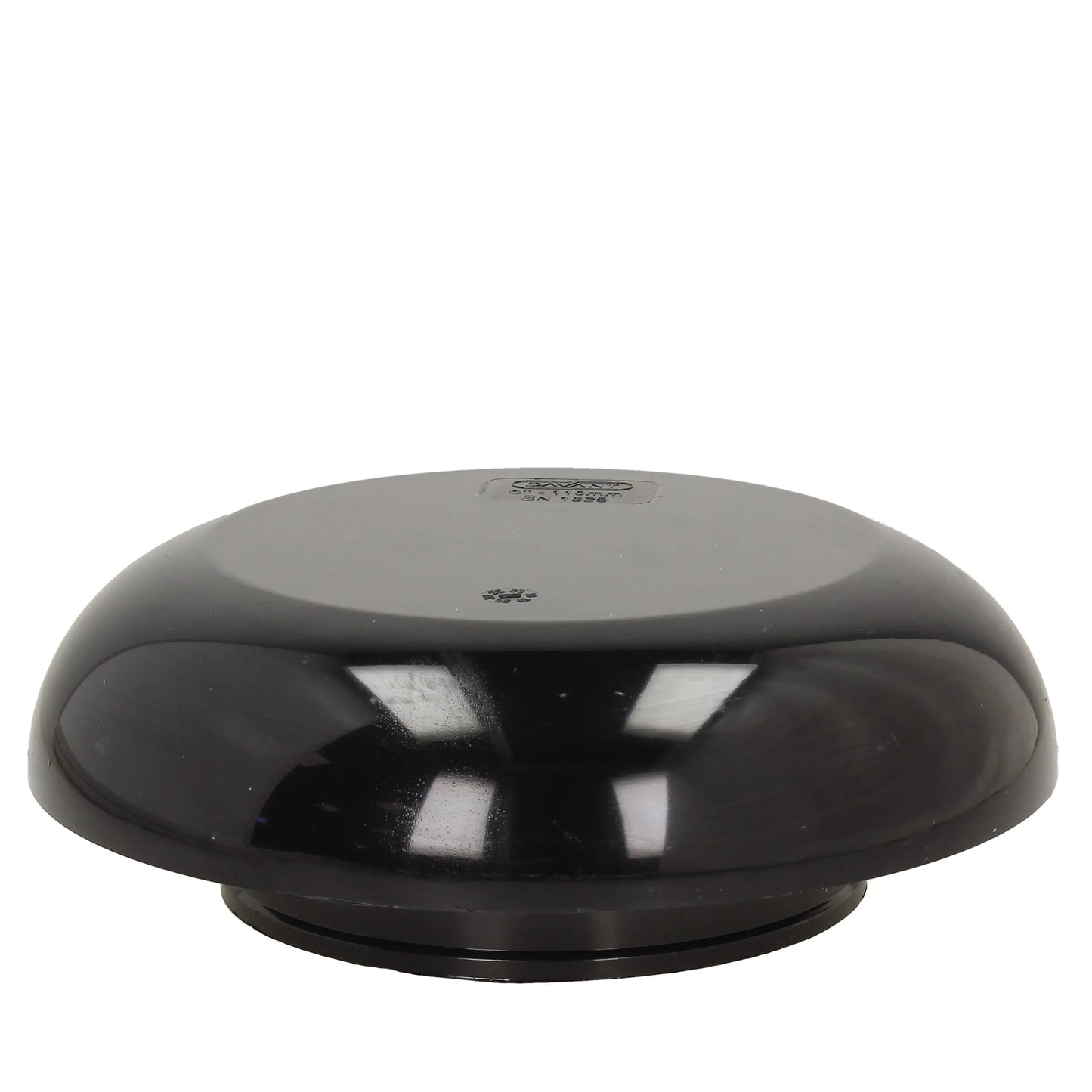Soil Solvent Weld 110mm Mushroom Vent Cowl Black