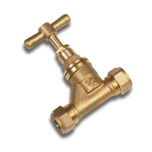 Stopcock 22mm Brass (BS)