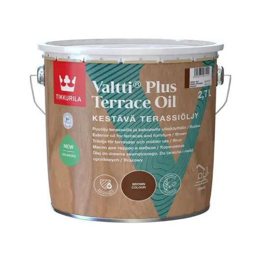 Valtti Plus Terrace Oil - Brown 3LTR