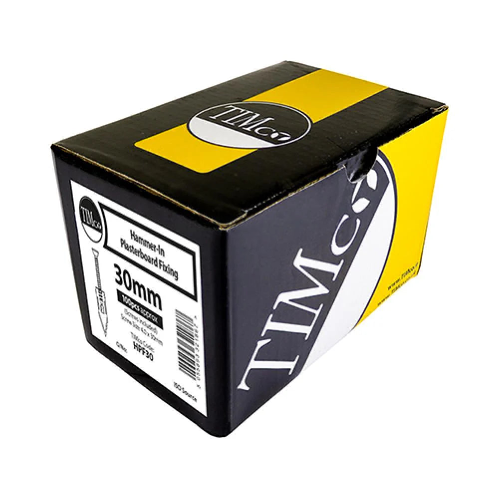 Hammer-In Fixings - PZ - Yellow 4 x 30mm (100Pc)